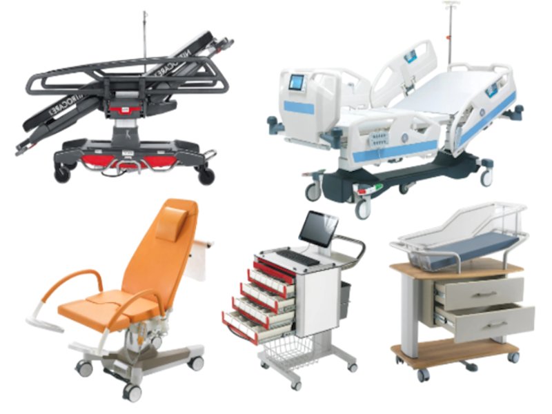 Кровати и мебель для пациентов