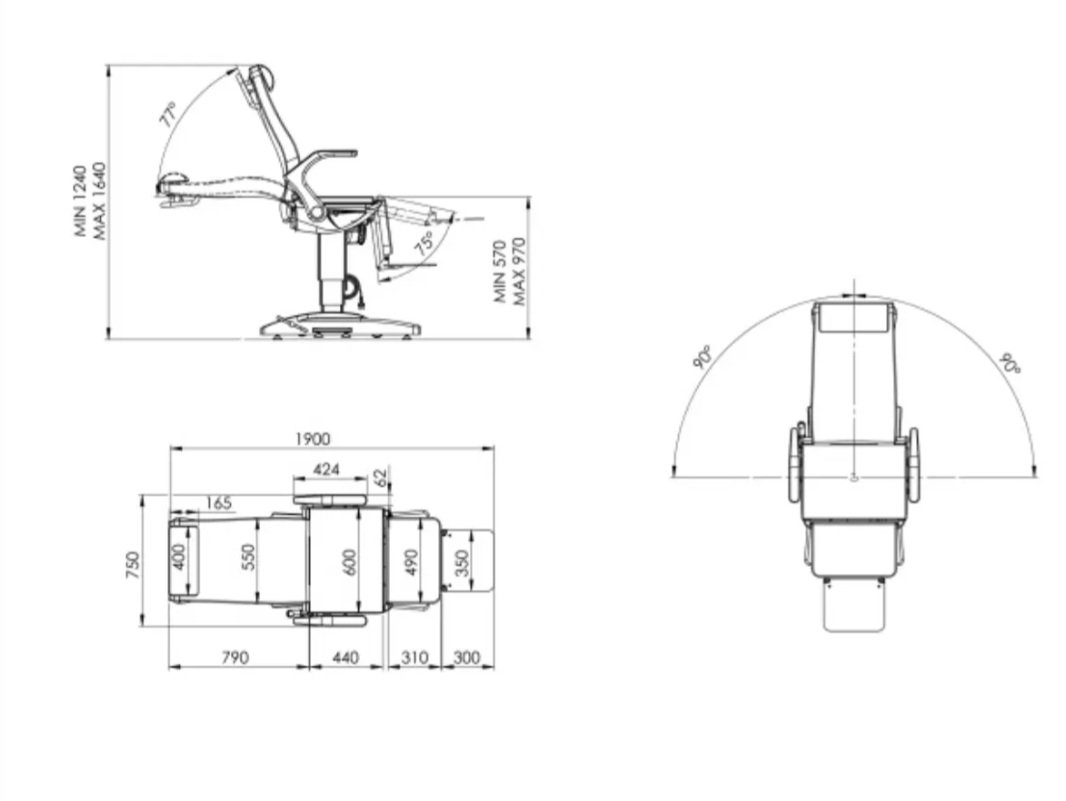 NITRO NHS 905 Проктологическое кресло